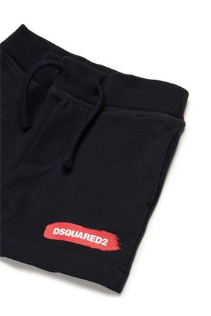 Black cotton shorts DSQUARED KIDS | DQ2162D0A2FDQ900